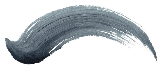 Gray paint brushstroke