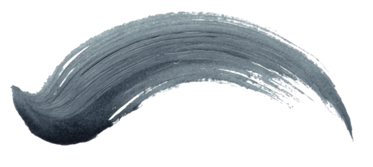 Gray paint brushstroke