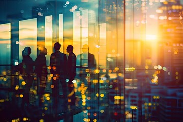 High Resolution Image of Business People Discussing Anticrisis Management