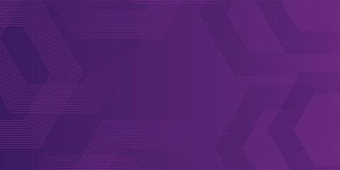 Fototapeta premium Abstract hexagon purple gradiet background. Futuristic digital concept. Technology digital.