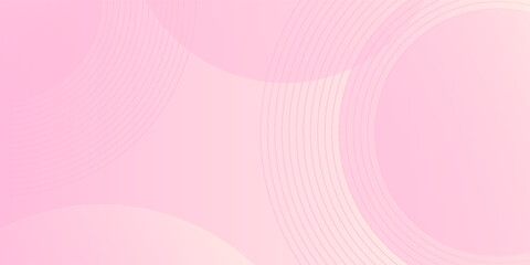 Abstract background pastel colorful. Pink and yellow circle shapes gradient. Cute and Beautiful color concept.