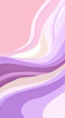 Pastel Flow Swirling layers of pink, purple, and cream create an abstract, flowing composition with a soft, dreamy feel