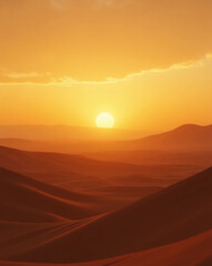 Obraz premium Sunrise over Sacred Landscape