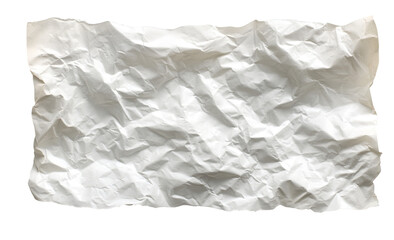 Crumpled white paper sheet (4)