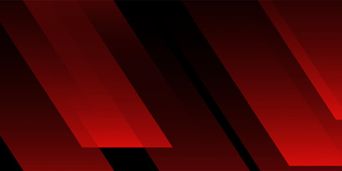 Abstract red and black background with diagonal gradient shapes. Dynamic shapes composition eps 10.