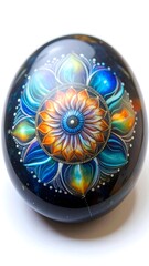 Ornate, colorful sphere with detailed design