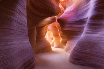 Navigating the Majestic Canyons: A vibrant perspective showcases the intricate textures and captivating colors of a sandstone canyon.