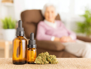 People of all ages comfortably taking oil drops at home, fostering wellness through natural remedies