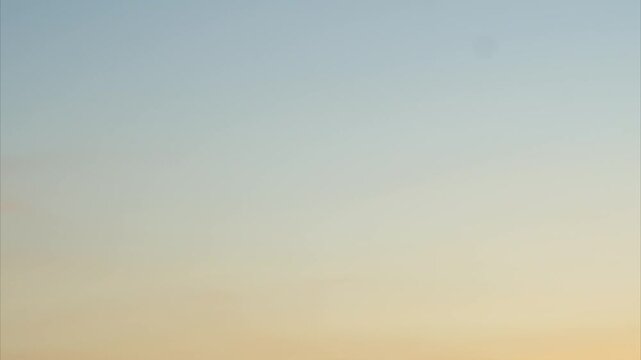 Clear sky at sunset background