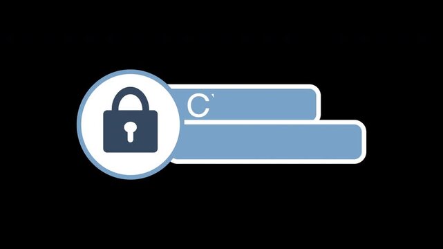 Cyber Security animated logo