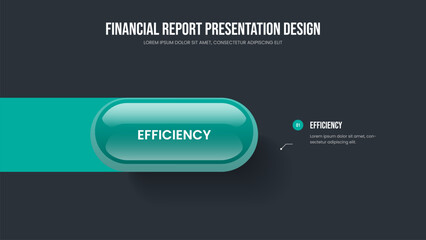 Obraz premium Advertising Profile Frame Design Vector Illustration. Project Plan One Step Diagram Slide Template. Investor Innovation 1 Option Infographic Presentation Layout.
