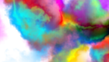 colorful smoke cloud fog dust isolated on transparent background. Colorful smoke smog misty fog steam explosion special effect. Smoke texture
