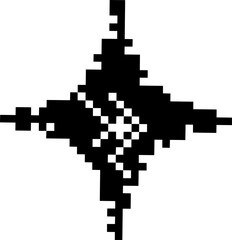 Fototapeta premium Halftone Star