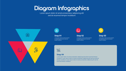 modern business infographics options banner
