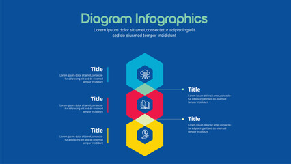 modern business infographics options banner