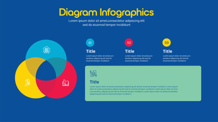 modern business infographics options banner