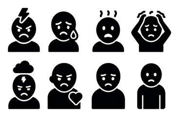Negative Emotions Icons