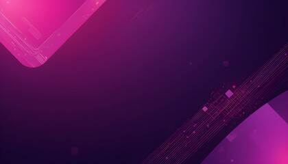 Modern pink and purple abstract background with gradient lines and squares