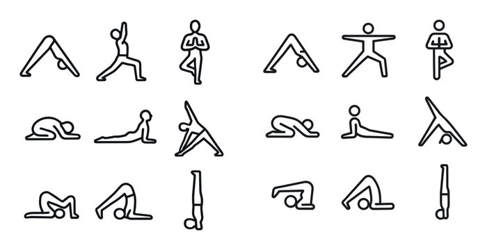 Minimalist Yoga Poses