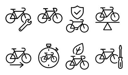 Bicycle Repair Icons