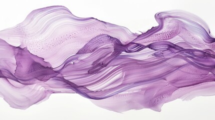 Abstract purple alcohol ink painting isolated on white background