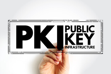 PKI - Public Key Infrastructure is a set of roles, policies, hardware, software and procedures...