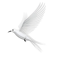 Obraz premium Wings In Flight isolated on transparent background Generative AI.