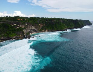 Fototapeta premium Cliffside coastal scenery