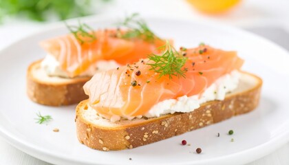 Smoked Salmon Toast