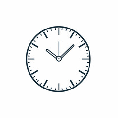 Icon Of A Stylized Clock For Effective Time Management