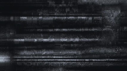 Abstract dark glitch effect for modern backgrounds or digital distortions in sleek designs - Powered by Adobe