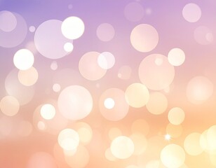 Dreamy abstract background with soft purple and orange bokeh light effects