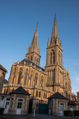 Caen the city in Normandie, France, around an old castle