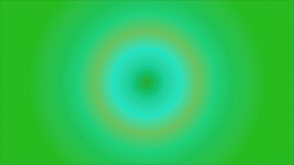 Abstract Circular Gradient with Light Green and Cyan Color Combination Design