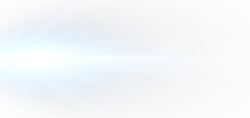 Futuristic Neon Light Projection