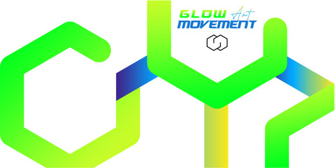 Gradient Lines Hexagon Abstract Background. Color Shapes Pattern. Vector 3D Curve Elements.Rainbow Ribbon Graphic Design. Modern Abstract with Background White Transparent