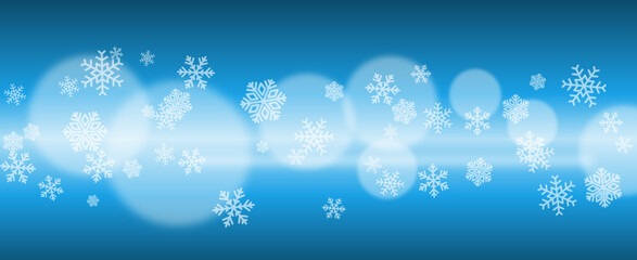 Winterlicher Hintergrund mit Schneeflocken