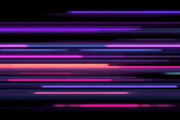 Abstract background with vibrant purple and pink horizontal light streaks