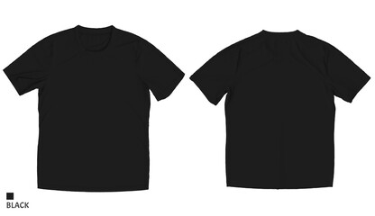 black t shirt mockup