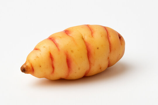 High quality fresh oca vegetable tuber isolated on white background photo realistic stock image for commercial use websites and design projects