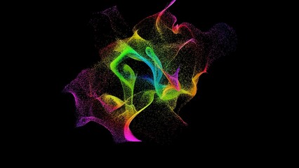 Colorful Abstract Wave Form