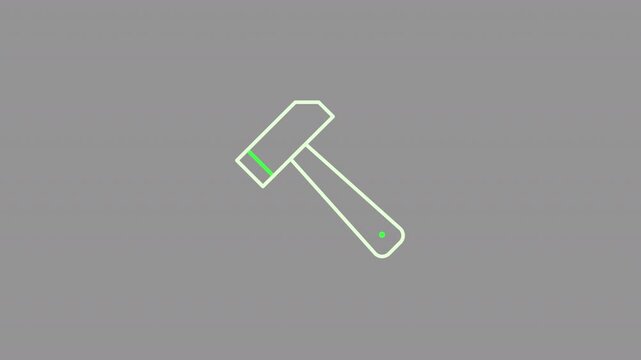 Hammer Gradient Icon