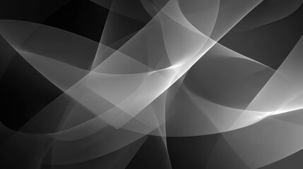 Abstract Light and Shadow: An artistic display of dynamic and ethereal light and shadow, creating a captivating interplay of curves and form against a backdrop of dark shades.