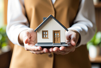 Buying and Renting House Concept.