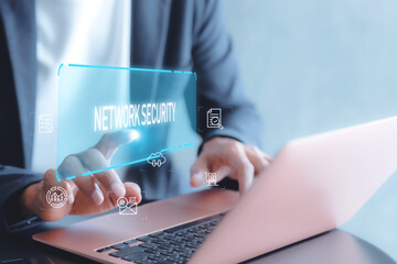 lock mark cybersecurity internet, protect attacks from a hacker. concept of password privacy on an online system, secure data from crime, virus cyber. cyber security technology digital information.