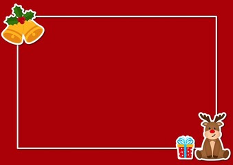 Christmas  and winter  background  surround  with gift ,christmasball, snow ,or others  ornaments 