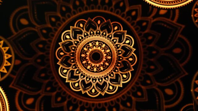 Hypnotic optical illusion effect background