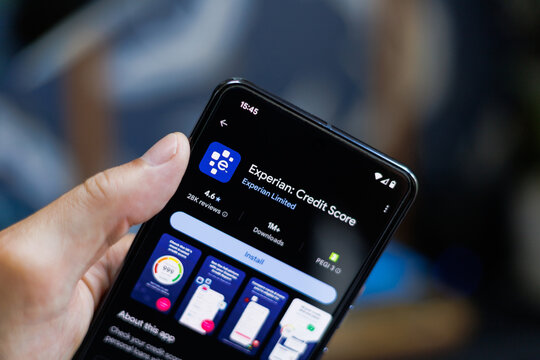 Experian: Credit Score app on mobile phone device on play store