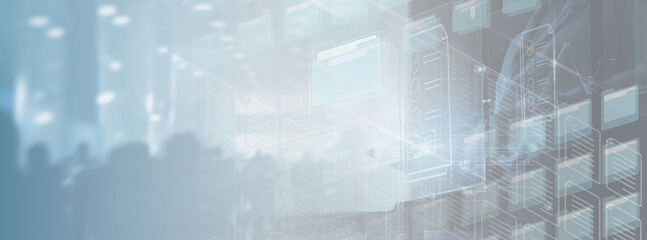 Digital data management and virtual document storage