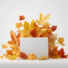 Autumn Leaves Product Pedestal
